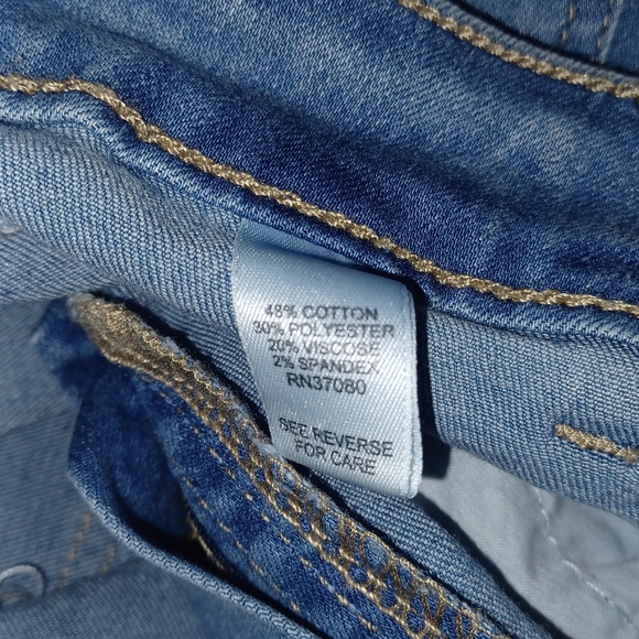 CATO SIZE 10. Women's Blue Embellished Jeans - Picture 7 of 12